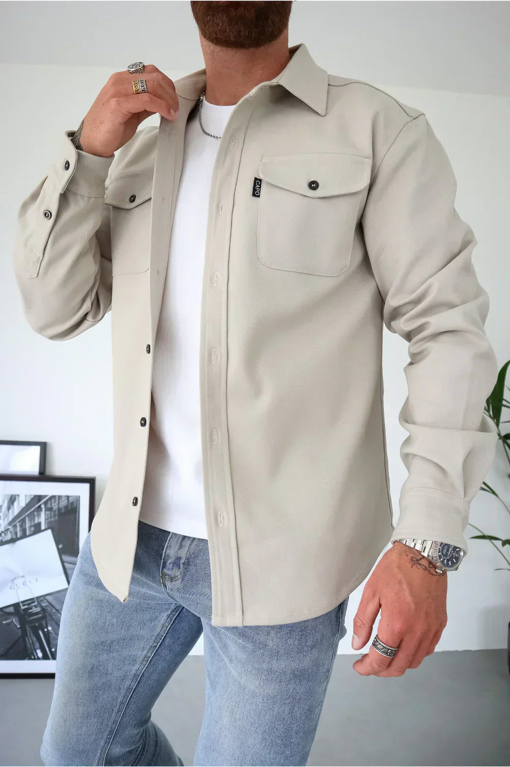 Elijah | Stylish Casual Overshirt - Image 12