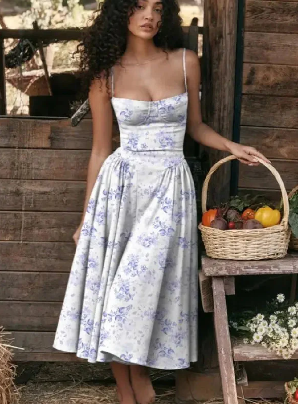Couture-moda | Regina-Neck Dress - Stylish Casual Summer Dress - Image 6