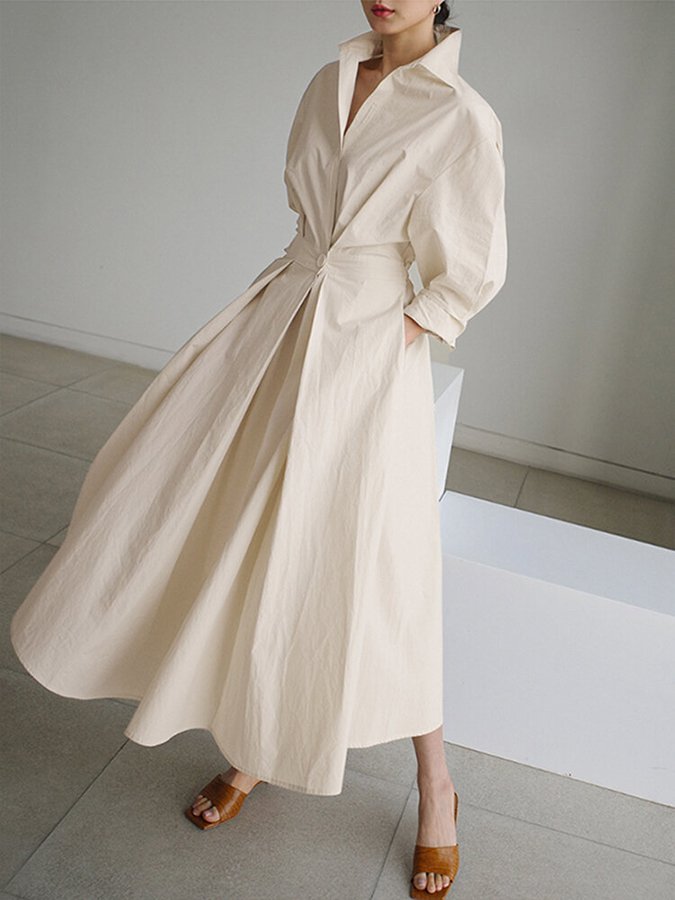 Toad Road | Elegant Shirt Dress with Buttons