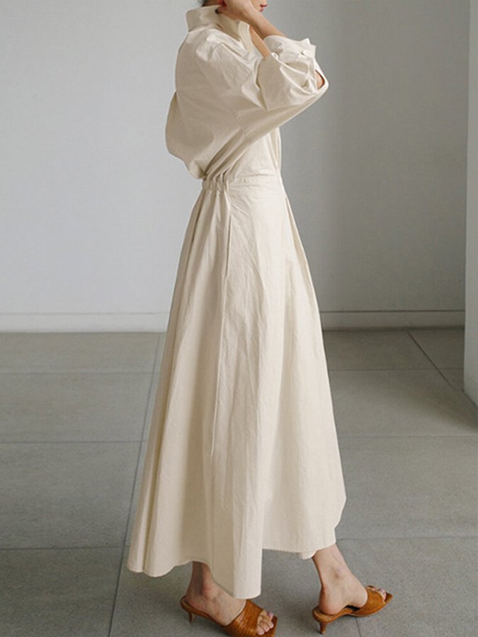 Toad Road | Elegant Shirt Dress with Buttons