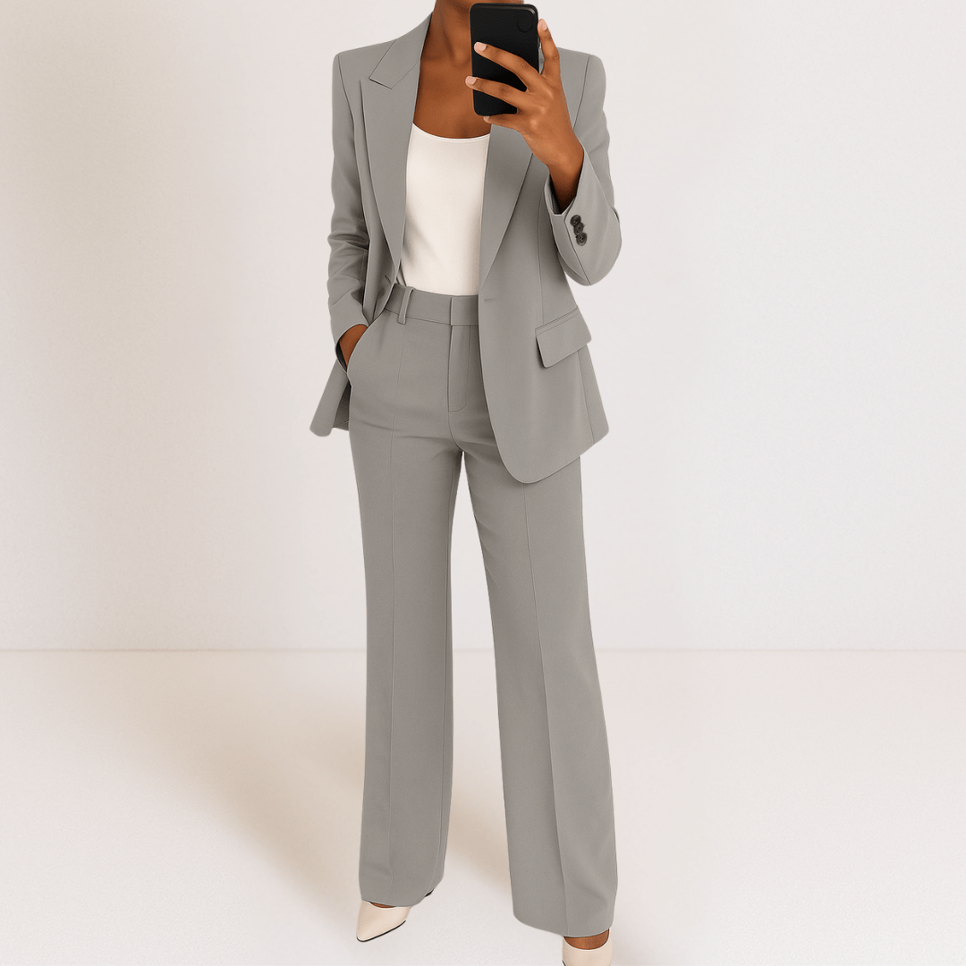 Alessandra – Long Sleeve Two-Piece Suit