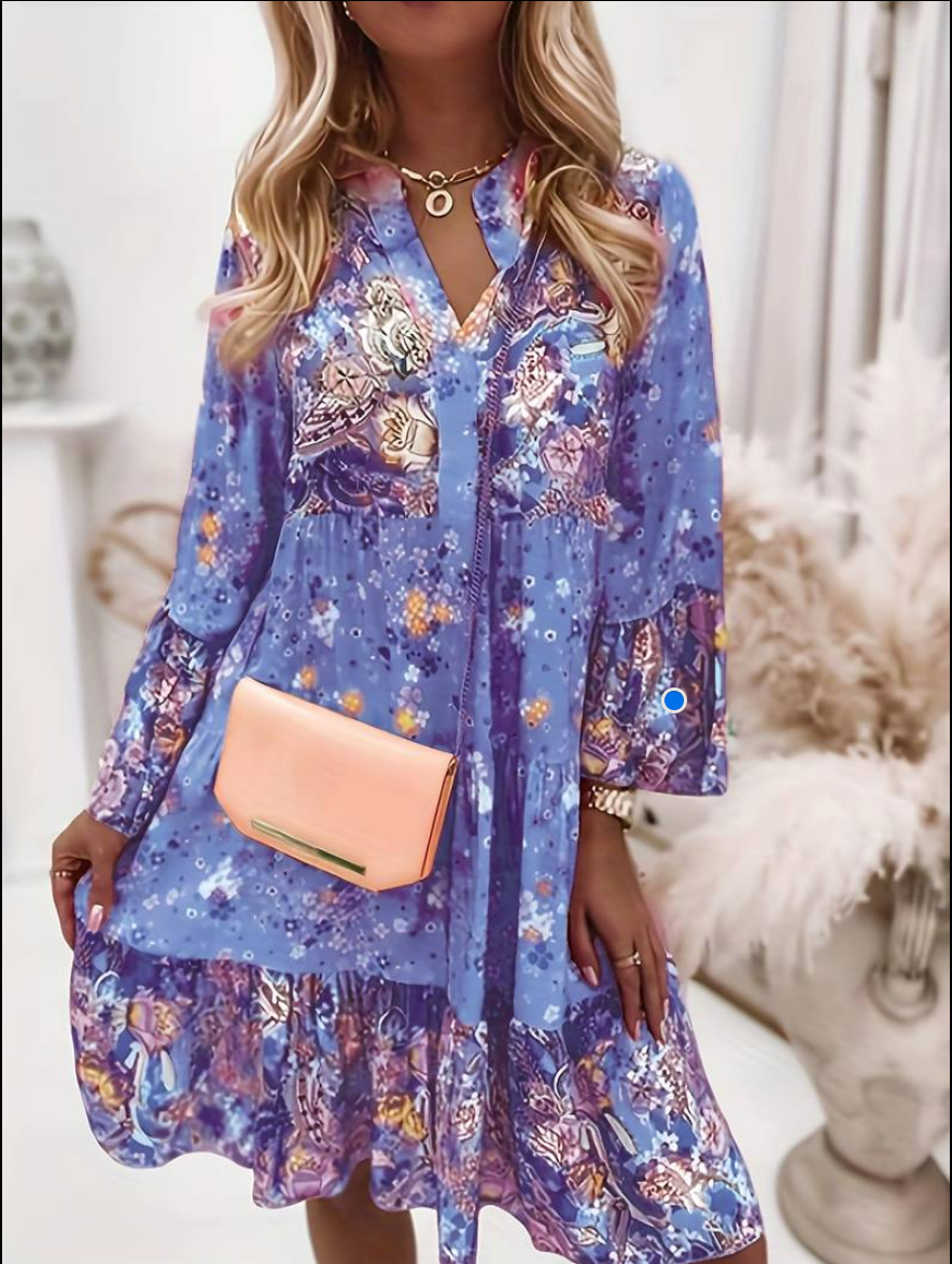 Gabriella | Stylish Boho Dress with Floral Print