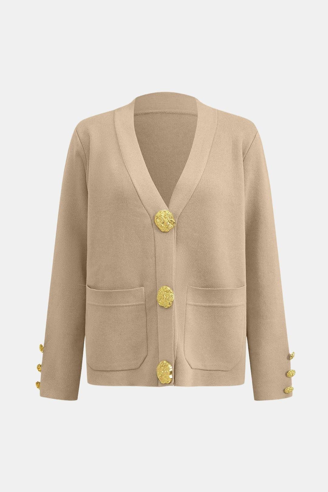 Giorgia - Knit Cardigan & Wide-Leg Pants Set