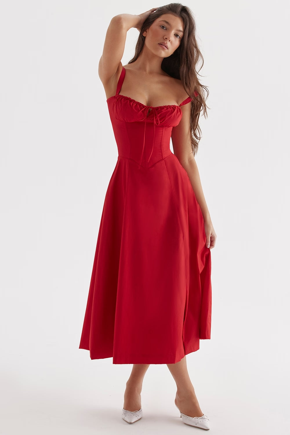 Sally | Angie Spring Dress - Floral Print Party Dress - Image 7