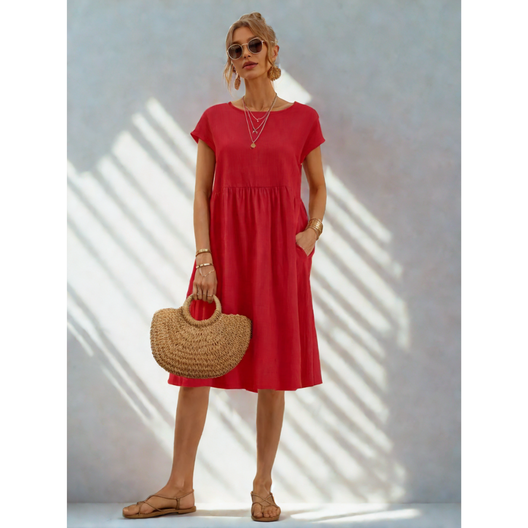 Kiara | Stylish Casual Pocket Dress for Everyday Comfort