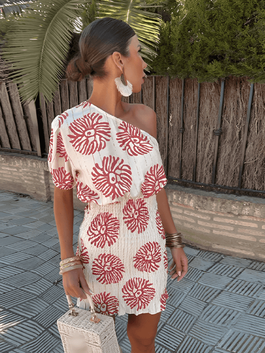 Melinda | Elegant Summer Mini Dress with Bold Prints - Image 1
