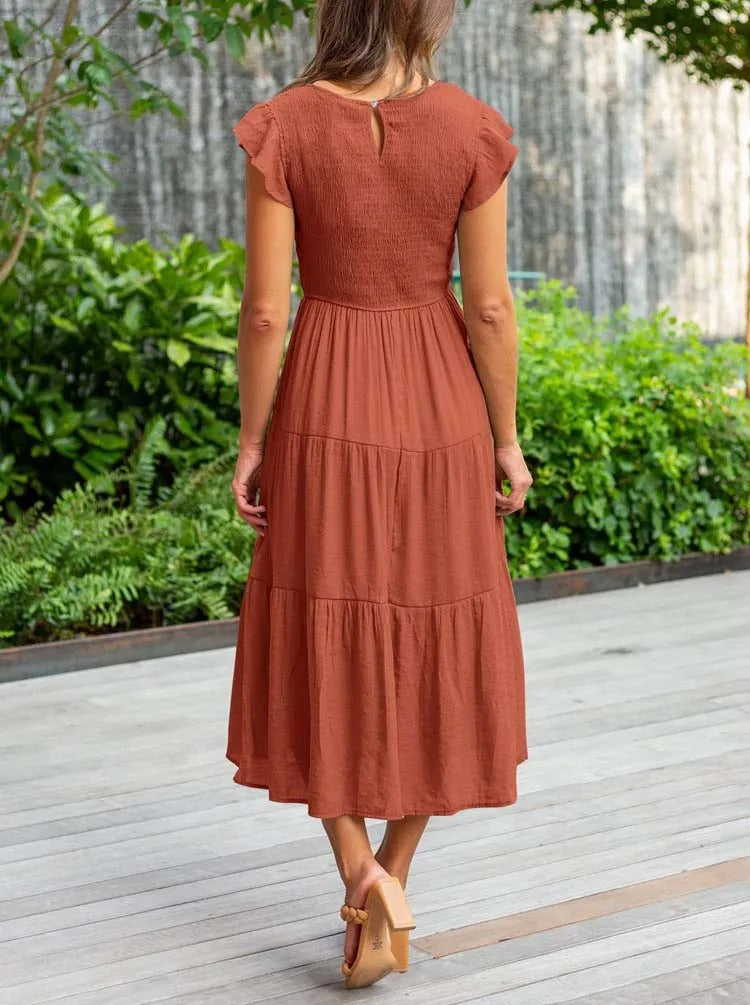 Ronja | Effortless Stylish Flowy Layered Dress