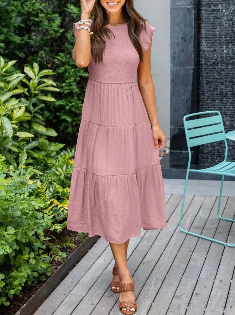 Ronja | Effortless Stylish Flowy Layered Dress