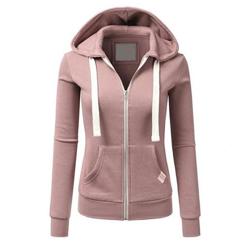 Sandy | Women's Zip-Up Fitted Hoodie - Image 2