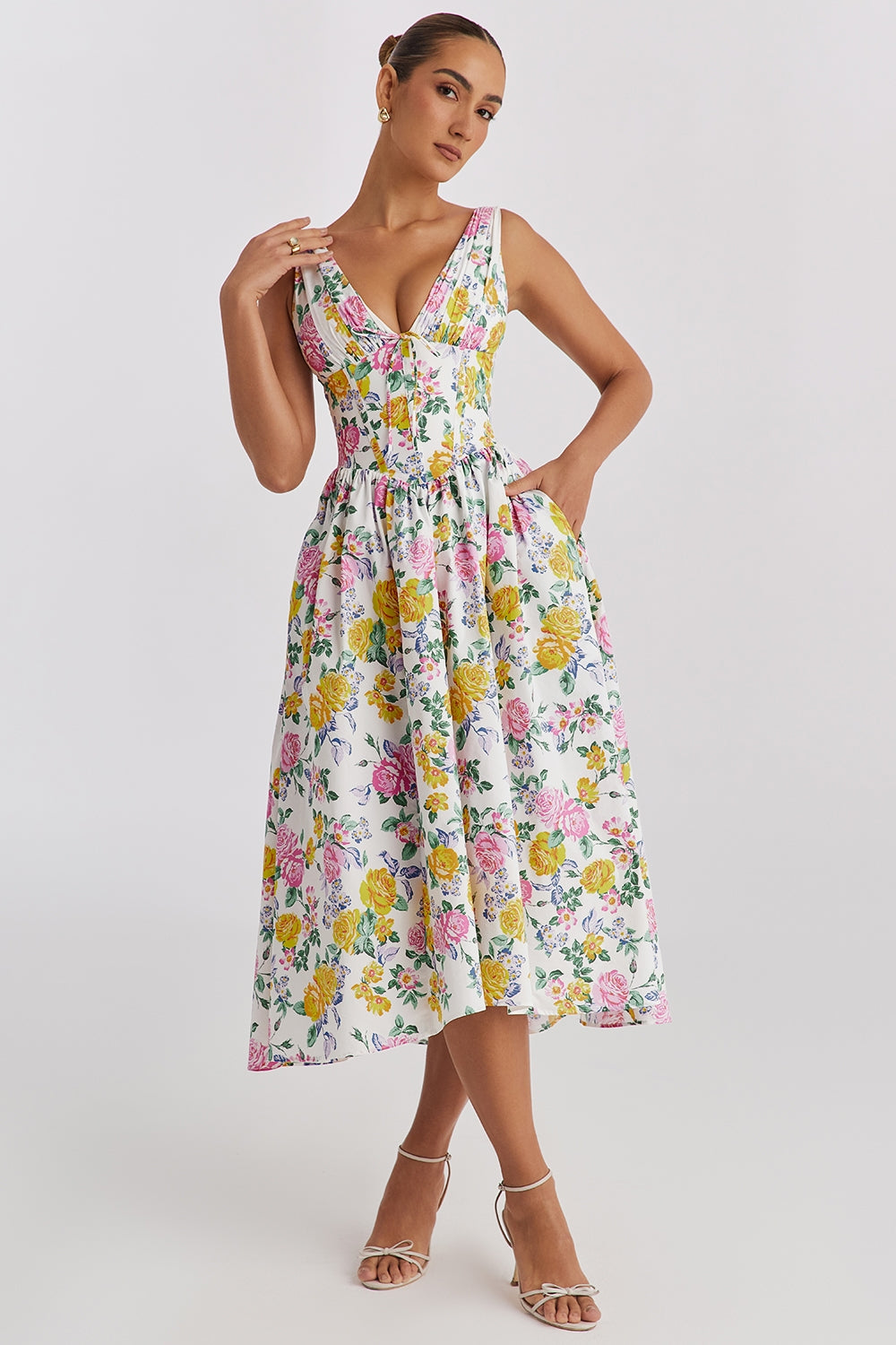 Sophia | Elegant Floral Dress for Summer - Image 1