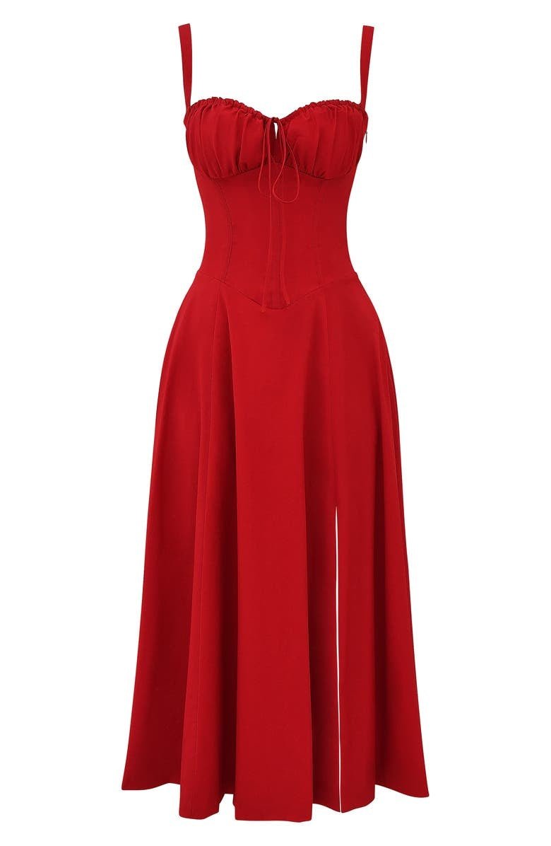 Toad Road | Corset Midi Dress - Elegant, figure-flattering style