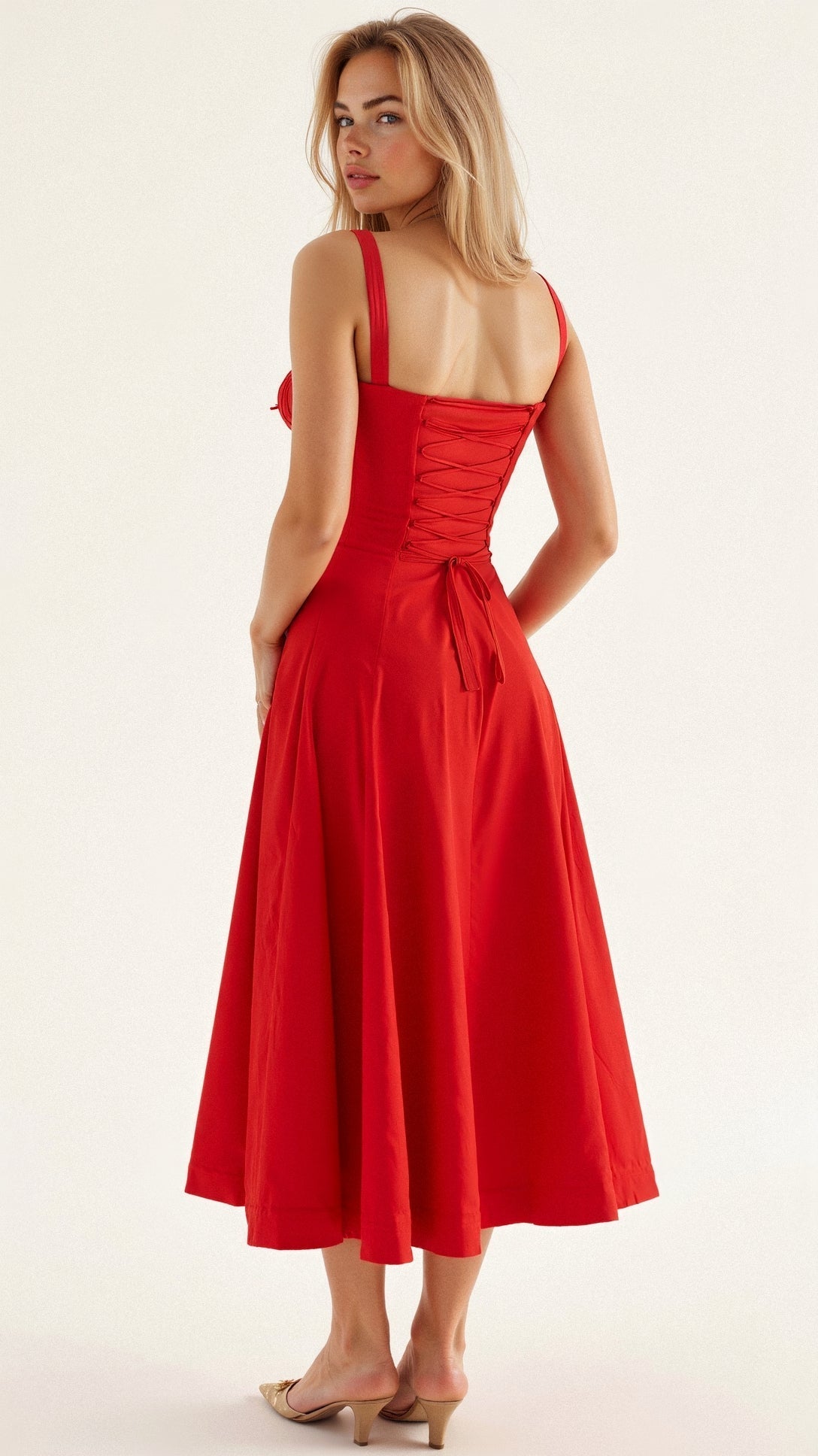 Toad Road | Corset Midi Dress - Elegant, figure-flattering style