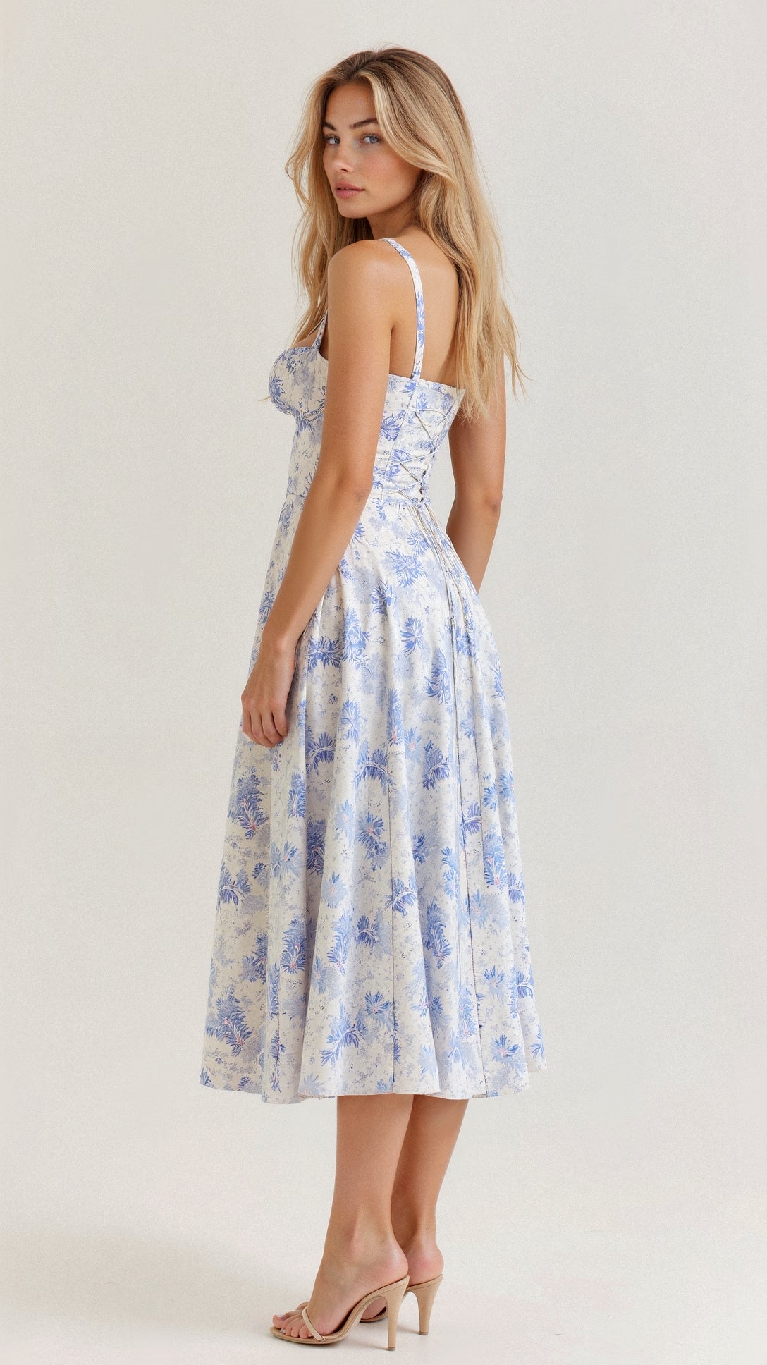 Toad Road | Corset Midi Dress - Elegant, figure-flattering style