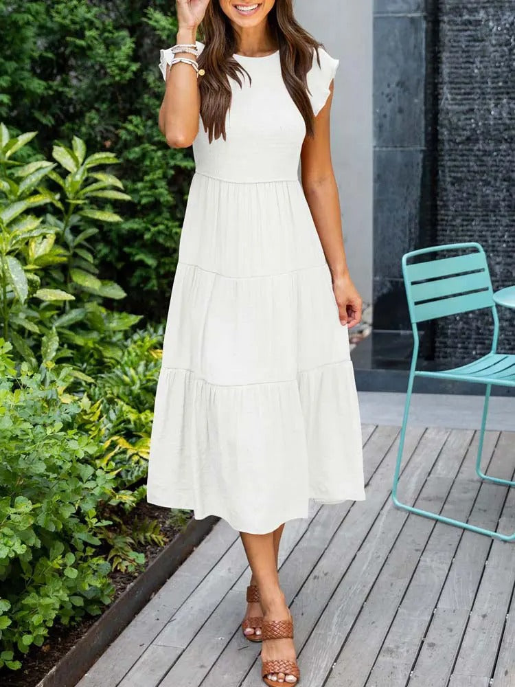 Ronja | Effortless Stylish Flowy Layered Dress