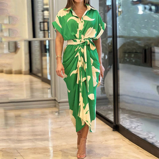 Susan | Elegant Summer Liora Drape Dress for Stylish Comfort - Image 1